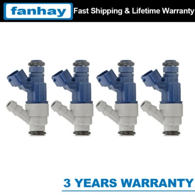 Inyectores de combustible 4 piezas 0280155995 para Volkswagen Jetta Golf Beetle 1998-2000 2,0 L I4 Foto 1 de 4