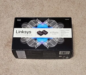 Linksys PLSK400 Powerline Kit, wired network expansion using electrical outlets - Picture 1 of 2