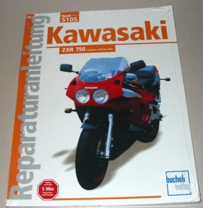 Reparaturanleitung Kawasaki ZXR 750 Baujahre 1988 bis 1990 Reparatur Buch NEU - Picture 1 of 2