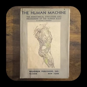 George B. Bridgman - The Human Machine ©1939 First Edition, 3rd Printing HCDJ - Picture 1 of 10