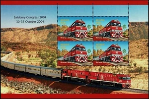 2004 150th Anniversary of Railways in Australia - Salisbury Congress 2004 Opt. - Picture 1 of 1