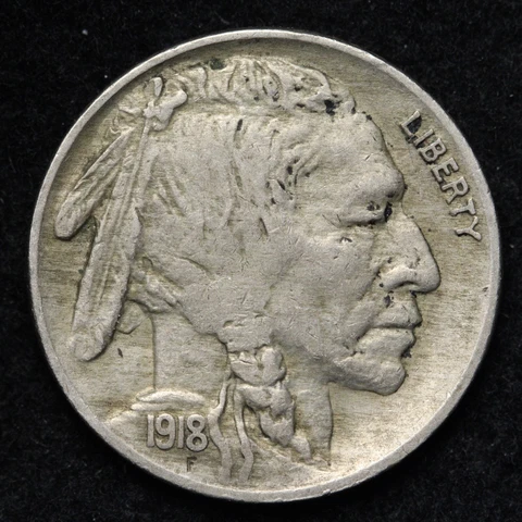 1918 Buffalo Nickel CHOICE AU E149 UFX Cover