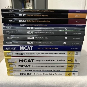 Lot of 14 MCAT Study Books  3rd Edition - Picture 1 of 5
