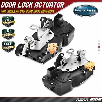 2pcs Power Door Lock Actuator for Cadillac CTS 2008 2009-2014 Rear Left & Right - Image 1 of 4