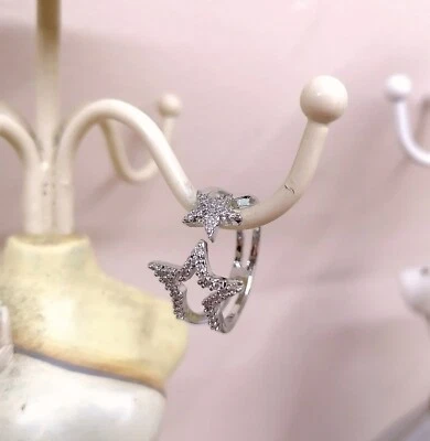 Anello Stelle argento con zirconi e cristalli  - Immagine 1 di 4