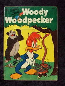 FOUR COLOR #431 WOODY WOODPECKER1952 DELL COMICS  GOLDEN AGE SOLID GD/VG - Picture 1 of 2