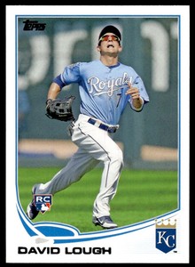 2013 Topps David Lough Rookie Kansas City Royals #268