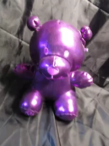 Candy Bears Valentinstag Metallic Plüschtier 8 Zoll Stofftier Lila - Bild 1 von 4