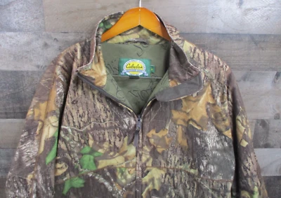 Cabelas Hunting Jacket Mens Large Mossy Oak Break Up Scent Lok Dry Plus Full Zip - Image 1 of 4