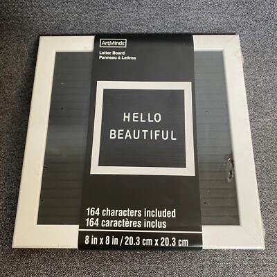 ArtsMinds - Letter Board w/ 164 Characters -8in x 8in- New in packaging - Image 1 of 4
