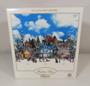 Lemax Winter Glen de Dillard's Bennington's Bistro 2003 completo con caja - Imagen 1 de 15