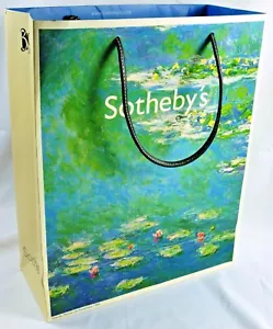 SAC PUBLICITAIRE SOTHEBY'S LINE VAUTRIN BRONZE 2005 CLAUDE MONET NYMPHÉAS - Foto 1 di 5