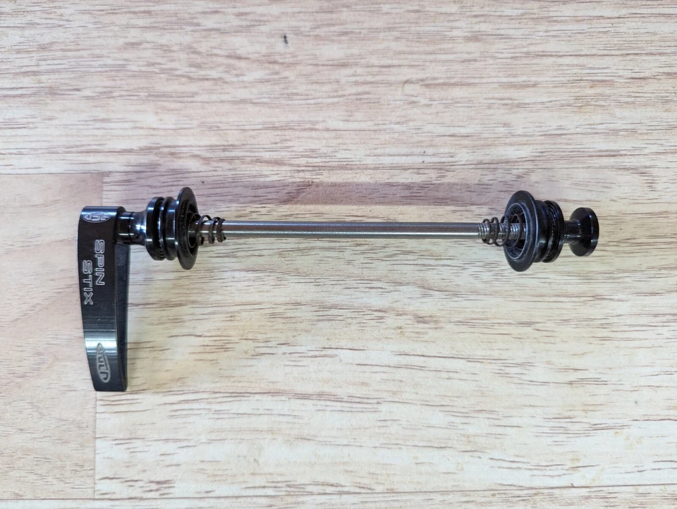 USE Spin Stix Titanium Blue Anodized Front Skewer Vintage Lightweight - Image 1 of 4