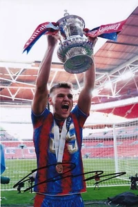 Football - Justin Devenny - Hand Signed A4 Photograph - Crystal Palace - Picture 1 of 1