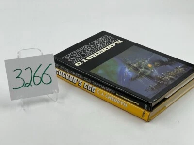 C.J. Cherryh, Cuckoo's Egg, HC, DJ, BCE 1985, Voyager in Night HC DJ BCE 1984 Foto 1 de 4