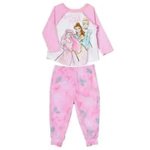 Disney Princess Girls 2 Pc -Soft Micro Fleece Pajama Set (Sz 6) Brand New w/Tags - Picture 1 of 2