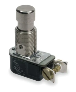 Carling Technologies 110-Sp Miniature Push Button Switch, 6A @ 125V, Terminals: - Picture 1 of 1
