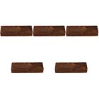 5pcs Wooden Piece For Crutch Making Wood Material Wooden Texture Blank