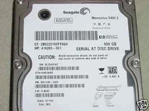 Seagate ST9100828AS 9S113E-020 FW:3.BHD WU 100gb Sata 2.5" Hard Drive - Picture 1 of 1