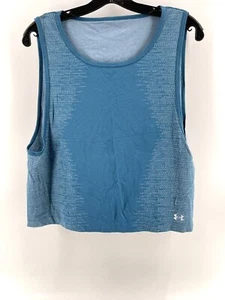 Under Armour Womens Tank Top Active Wear Shirt Medium Sport Top Green - Picture 1 of 7