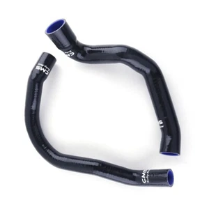 Black For 1991-2001 Jeep Cherokee XJ 4.0L Silicone Radiator Coolant Hose Kit - Imagen 1 de 13