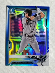 JJ BLEDAY 2021 Bowman Chrome BLUE REFRACTOR SP RC 078/150! #BCP-93! HUGE SALE! - Picture 1 of 2