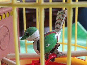 Vintage 1960's Wind up Chirpy the Bird Made in Western Germany ( b7) - Picture 1 of 5