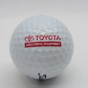 Toyota Industrial Equipment Logo Golfball Sammlerstück Titleist #1 DT 2-teilig - Bild 1 von 3