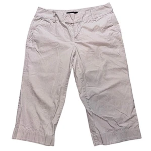 PANTALONES (TALLA S) PIERNA CORTA MODA INTERNACIONAL HECHO EN HONG KONG BEIGE - Imagen 1 de 8