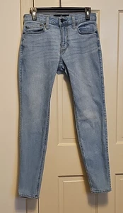 Hollister Super Skinny Jeans Womens Sz 29 x 30 Advance stretch light blue - Picture 1 of 8