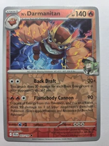 N's Darmanitan - 027/159 JTG SV09: Journey Together Uncommon Reverse Holo NM Pok - Foto 1 di 2