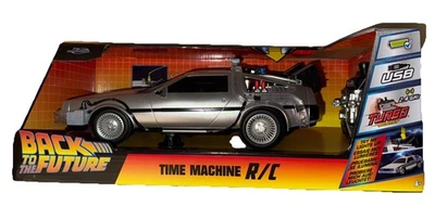 Back To The Future Time Machine R/C Scale 1:16 By Jada Toys New In Original Box - Image 1 of 4