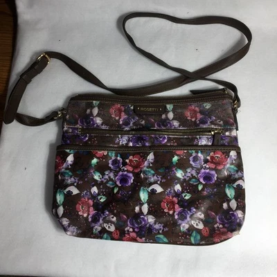 Bolso Bandolera Rosetti Tessa Cuero Sintético Multicolor Estampado Floral Correa para el Hombro Foto 1 de 4