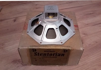 WHITELEY ELECTRIC STENTORIAN 8" LOUDSPEAKER H.F. 812 SPEAKER DRIVER 3-15 Ohm - Bild 1 von 4