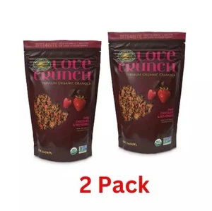 2 Nature's Path Love Crunch Organic Dark Chocolate & Red Berries Granola 32oz EA - Picture 1 of 9