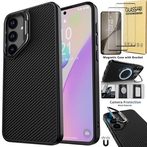 Funda para cámara Samsung Galaxy S24/S24+/Ultra/FE soporte cubierta vidrio templado - Imagen 1 de 55