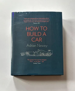 Adrian Newey HOW TO BUILD A CAR | 2017 HarperCollins Hardcover/Dust Jacket - Picture 1 of 13