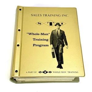 Rare STI “Whole Man” Sales Training Program Books In Original Binder 1968 READ - Bild 1 von 24
