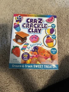 CRA-Z-Crackle Clay-SENSORY-Create & Crack Sweet Treats for Ages 6 and Up NEW - Picture 1 of 2