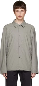 NEW Rag & Bone Weston Gray Cotton Poplin Shirt Jacket Sz M NWT $395 - Picture 1 of 15