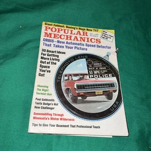 Popular Mechanics Magazine, Dec. 1969with Boeings New 747 Fold Out, Dodge Challe - Picture 1 of 21