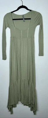 Anthropologie green maxi dress size XS - Image 1 of 4