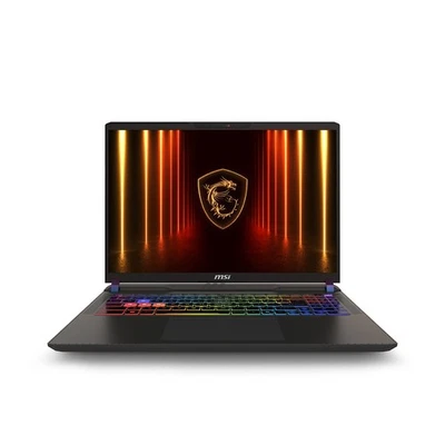 MSI Vector 16 HX AI A2XWIG-058US 16" Gaming Laptop U9-275HX 5080 32GB 2TB Win11P - Image 1 of 4
