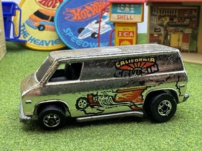 1974 Hot Wheels California Cruisin’ Super Van Chrome Tampo Paint Vintage BW HK - Image 1 of 4
