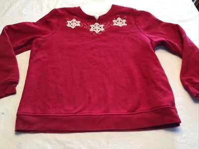 Толстовка Breckenridge Snowflake Junior размер PL красная - Изображение 1 из 4