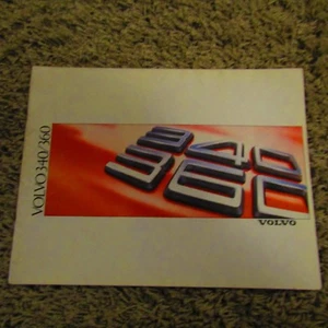 VOLVO 340 DL GL 1.4 1.7 360 GLE GLT UK Market Sales Brochure 1988 - Picture 1 of 1