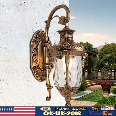 复古壁挂灯具外部灯壁灯门廊花园户外灯 — 第 1/4 张图片