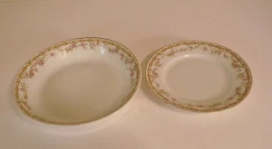 L.BERNARDAUD & CO B & CO LIMOGES BER147 Suppenschüssel und Untertasse eingestellt Frankreich - Bild 1 von 5