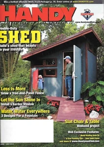 Handyman Club Of America Magazine June/July 2010 Issue - Handy Double Duty Shed - Picture 1 of 5