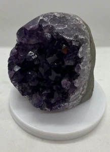 Racimos de cristal de amatista natural de 1,38 lb piedra de Uruguay muestra curación nuevo - Imagen 1 de 21